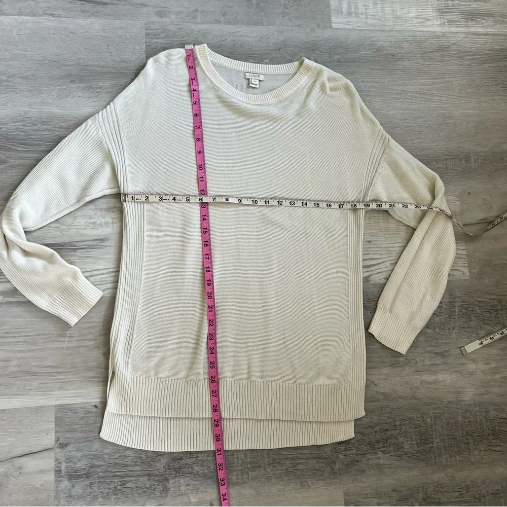 J.Crew split hem crewneck sweater